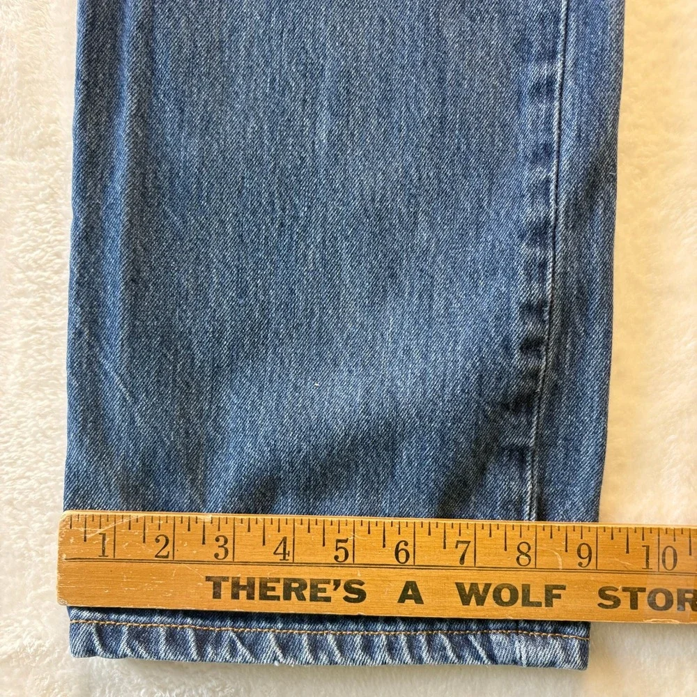 Vtg Levis 501 Jeans Mens W40 L29 Straight‎ Leg Button Fly 100% Cotton Denim Blue